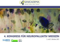 KONGRESS FÜR NEUROPALLIATIV MEDIZIN - und 2. Oktober 2021 - Österreichische ...