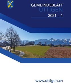 UTTIGEN GEMEINDEBLATT - www.uttigen.ch