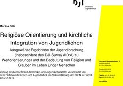 Religi&ouml;se Orientierung und kirchliche Integration von Jugendlichen - Fachbereich Kinder und Jugend