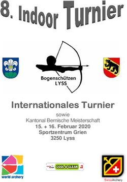 Internationales Turnier - sowie Kantonal Bernische Meisterschaft 15. + 16. Februar 2020