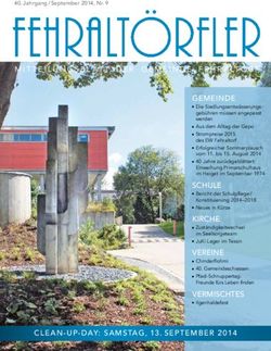 GEMEINDE - Gemeinde Fehraltorf