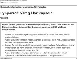 Lynparza 50 mg Hartkapseln - Olaparib Gebrauchsinformation: Information f&uuml;r Patienten - PatientenInfo-Service