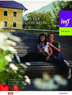 GASTGEBER-VERZEICHNIS DER FERIENREGION IMST - Imst Tourismus