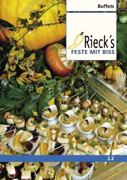 Buffets 2.2 - Rieck's - Feste mit Biss