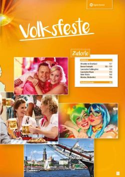 Volksfeste Zielorte - M&uuml;ller-Touristik