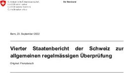 Vierter Staatenbericht der Schweiz zur allgemeinen regelmässigen Überprüfung