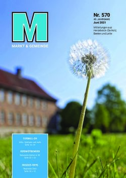 Nr. 570 49. JAHRGANG Juni 2021 Mitteilungen aus Herzebrock-Clarholz, Beelen und Lette - GEWERBEVEREIN HERZEBROCK-CLARHOLZ