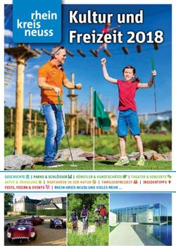 Kultur und Freizeit 2018 - Rhein-Kreis Neuss