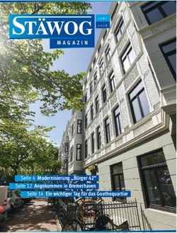 Seite 4 Modernisierung "B&uuml;rger 42" Seite 12 Angekommen in Bremerhaven Seite 14 Ein wichtiger Tag f&uuml;r das Goethequartier - (ST&Auml;WOG) Bremerhaven