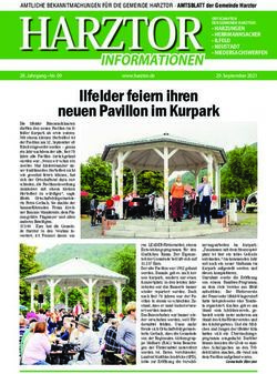 Ilfelder feiern ihren neuen Pavillon im Kurpark - Harztor