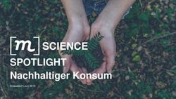 SPOTLIGHT Nachhaltiger Konsum - Düsseldorf | Juni 2019 - Campus GroupM