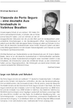 Visconde de Porto Seguro - eine deutsche Aus-landsschule in Valinhos/Brasilien