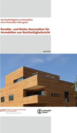 Rendite- und Risiko-Kennzahlen f&uuml;r Immobilien aus Nachhaltigkeitssicht - Der Nachhaltigkeit von Immobilien einen finanziellen Wert geben