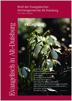FR&Uuml;HJAHR Brief der Evangelischen Kirchengemeinde Alt-Duisburg - Salvatorkirche