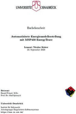 Bachelorarbeit Automatisierte Energiemodellerstellung mit MSP430 EnergyTrace - of the Embedded Software Systems Group