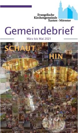 Gemeindebrief SCHAUT HIN - Evangelische Kirchengemeinde Xanten ...