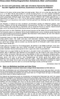 Etwas andere Weihnachtsgeschichten: Schülertexte, Bibel- und Koranzitate a. Ein zwar nicht gefundenes, dafür aber erfundenes historisches ...