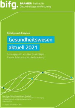 Gesundheitswesen aktuell 2021 - BARMER Institut f&uuml;r ...