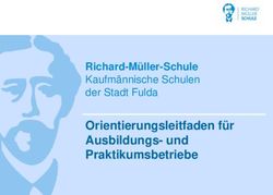 Orientierungsleitfaden f&uuml;r Ausbildungs- und Praktikumsbetriebe - Richard-M&uuml;ller-Schule Kaufm&auml;nnische Schulen der Stadt Fulda ...