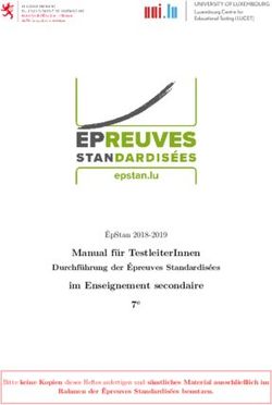 MANUAL F&Uuml;R TESTLEITERINNEN IM ENSEIGNEMENT SECONDAIRE - 7E DURCHF&Uuml;HRUNG DER &Eacute;PREUVES STANDARDIS&Eacute;ES - EPSTAN