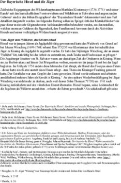 Der Bayerische Hiesel und die J&auml;ger