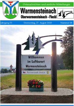 Ortsnachrichten und amtliche Mitteilungen Jahrgang 53 - Warmensteinach