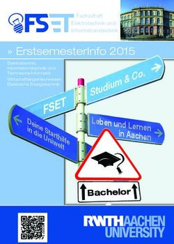 FSET indie Uniwelt - " ErstsemesterInfo 2015 - Fachschaft Elektrotechnik