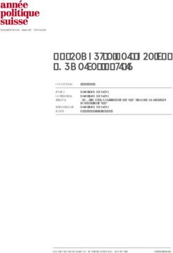 Ausgewählte Beiträge zur Schweizer Politik - Année politique Suisse