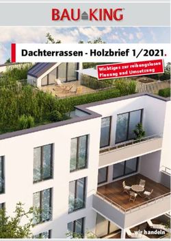 Dachterrassen - Holzbrief 1/2021 - Wichtiges zur reibungslosen Planung und Umsetzung - Bauking