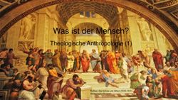Was ist der Mensch? Theologische Anthropologie (1) - Bildungsnetz