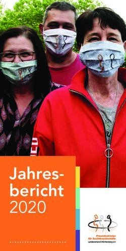 Jahres-bericht 2020 - Freundeskreise f&uuml;r Suchtkrankenhilfe ...