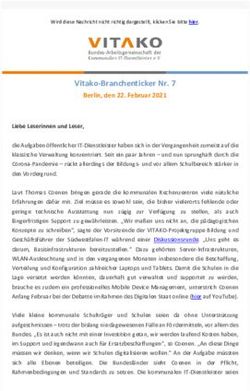 Vitako-Branchenticker Nr. 7 - Berlin, den 22. Februar 2021