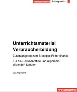 Unterrichtsmaterial Verbraucherbildung - Zusatzangebot zum Brettspiel Fit for finance Für die Sekundarstufe I an allgemein bildenden Schulen ...