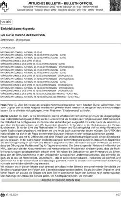 AMTLICHES BULLETIN - BULLETIN OFFICIEL - Parlament.ch