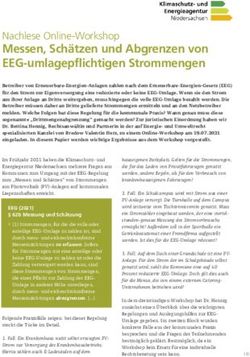 Messen, Sch&auml;tzen und Abgrenzen von EEG-umlagepflichtigen Strommengen
