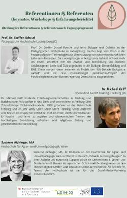 Referentinnen & Referenten - (Keynotes, Workshops & Erfahrungsberichte) - Hochschule f&uuml;r Agrar- und ...