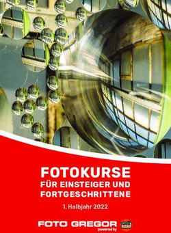 FOTOKURSE F&Uuml;R EINSTEIGER UND FORTGESCHRITTENE - Halbjahr 2022 - Foto Haas