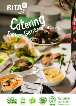 Cat e Speisen, G ri n - RITA bringt's