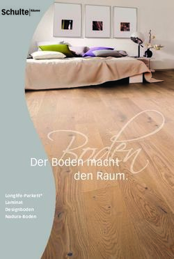 Der Boden macht den Raum - Longlife-Parkett Laminat Designboden Nadura-Boden - GPM