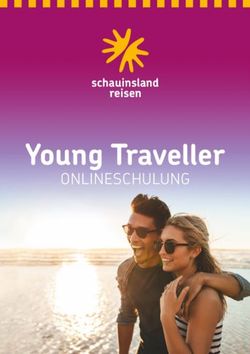 Young Traveller ONLINESCHULUNG - SLR-Info