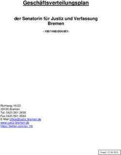 Geschäftsverteilungsplan - Der Senatorin Für Justiz Und Verfassung ...