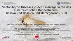 Vector-borne Diseases in den Einsatzgebieten des &Ouml;sterreichischen Bundesheeres: Kosovo und Bosnien und Herzegowina (BIH)
