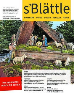 S Bl&auml;ttle - Stadt Hohenems