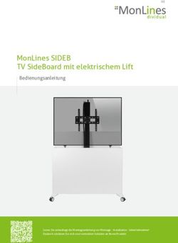 MONLINES SIDEB TV SIDEBOARD MIT ELEKTRISCHEM LIFT - BEDIENUNGSANLEITUNG - FOUR ...