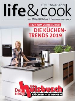 Life&cook DIE KÜCHEN-TRENDS 2019 - Der neue hülsbusch