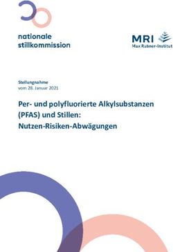 Per- Und Polyfluorierte Alkylsubstanzen (PFAS) Und Stillen: Nutzen ...