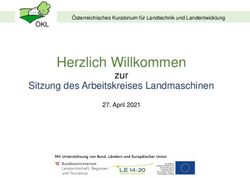 Herzlich Willkommen zur Sitzung des Arbeitskreises Landmaschinen - April 2021 - &Ouml;KL