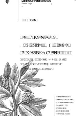 DIE SCHWEIZERISCHE VOLKSPARTEI (SVP) UND DIE SCHWEDENDEMOKRATEN (SD) - DIVA PORTAL