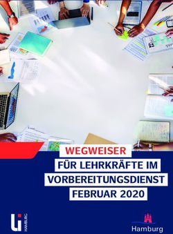 WEGWEISER F&Uuml;R LEHRKR&Auml;FTE IM VORBEREITUNGSDIENST FEBRUAR 2020