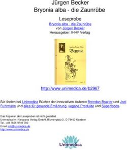 J&uuml;rgen Becker Bryonia alba - die Zaunr&uuml;be - Leseprobe